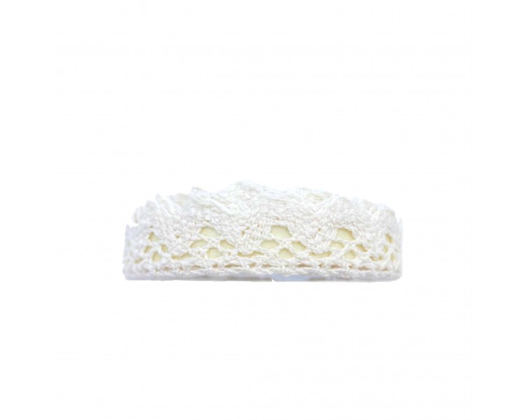 Nastro Adesivo in Pizzo | Bianco - 1,5cm x 1,5m