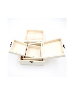 Scatole Legno | Cubo 3 in 1