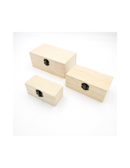 Scatole Legno Rettangolare 3 in 1
