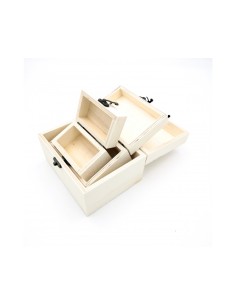 Scatole Legno | Rettangolare 3 in 1