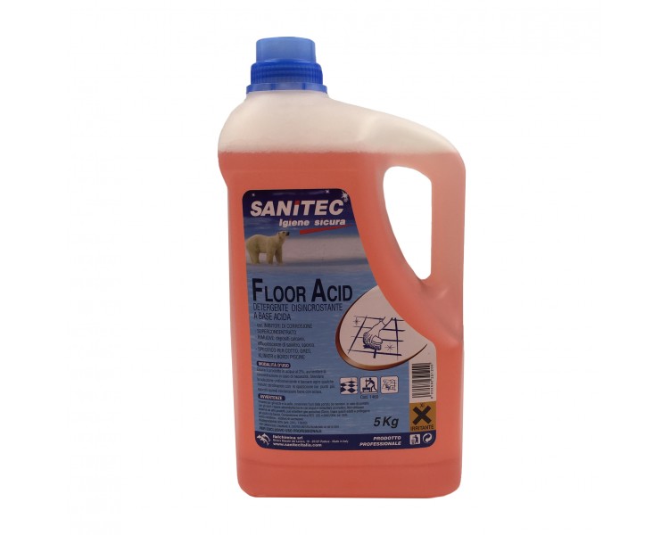 "Sanitec" Detergente Disincrostante a Base Acida - Floor Acid | 5Kg