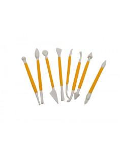 Set di scultura in argilla di plastica (8 pezzi) –...