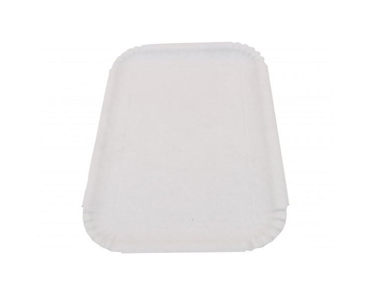 Vassoio Cartoncino Accoppiato | Bianco / 24x16,5cm - 10kg