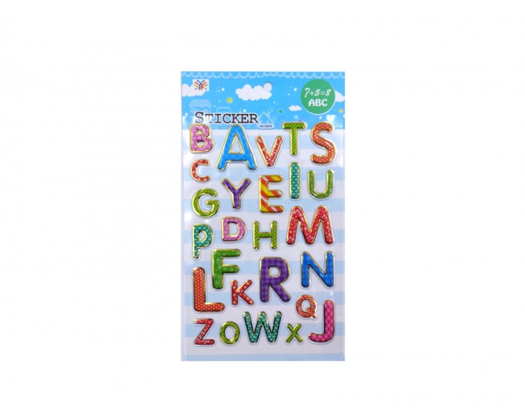 Adesivi stickers lettere