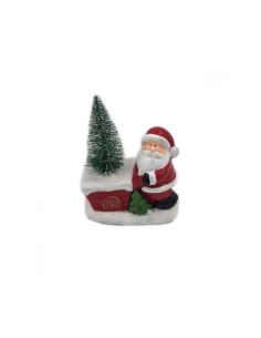 Babbo Natale Decorativo con Luci Interne | 11x7x14,5cm
