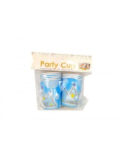 Bicchieri di carta per feste - Prince| Blu 10 pezzi