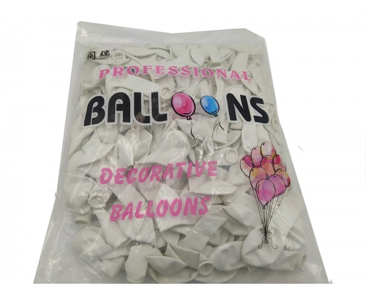 Palloncini ,,Balloons profesional" | Bianco - 200 pezzi