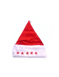 Cappello di Natale con Stelline Luminose - 44x29 cm