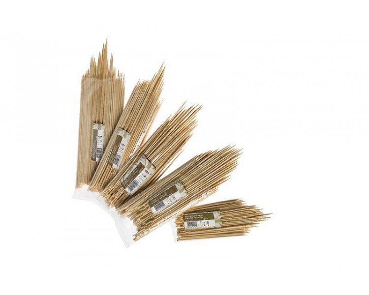 Spiedi Bamboo Extra - 25cmx3,3,mm - 100 Pezzi