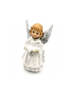 Angelo Decorativo Con Libro | 6,5x6x11cm