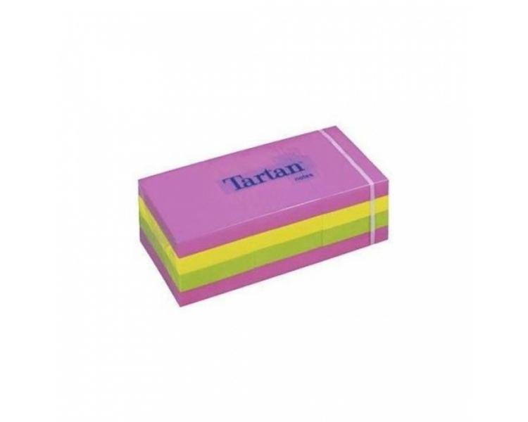 Post-it Tartan - Neon Rainbow - 51x38mm