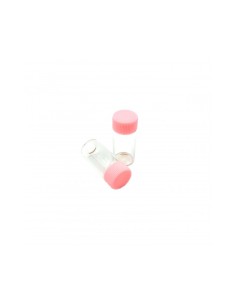 Contenitore in Vetro Tappo Rosa 5x2cm