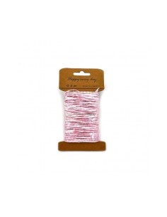 Cordoncino in Carta Intrecciata | Rosa - 10m