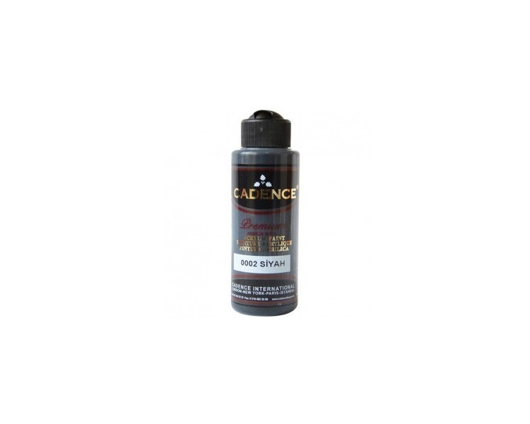 Colore Acrilico | 0002 Nero - 120ml