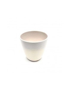 Vasetto in PVC 7,5x8,5cm colore bianco