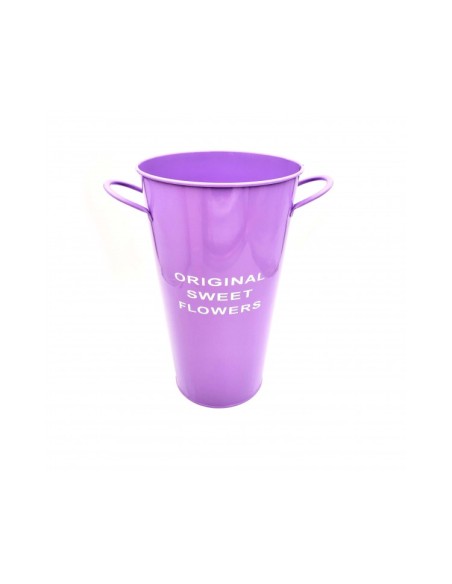 Vaso in Metallo 38cm Lilla