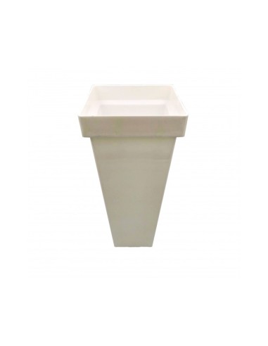 Vaso in PVC 43cm bianco