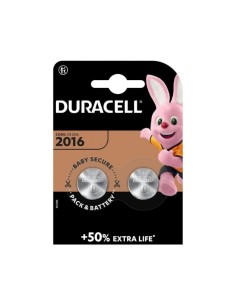DURACELL Pile - 2016 3V Litio - 3 V - 2 Pezzi
