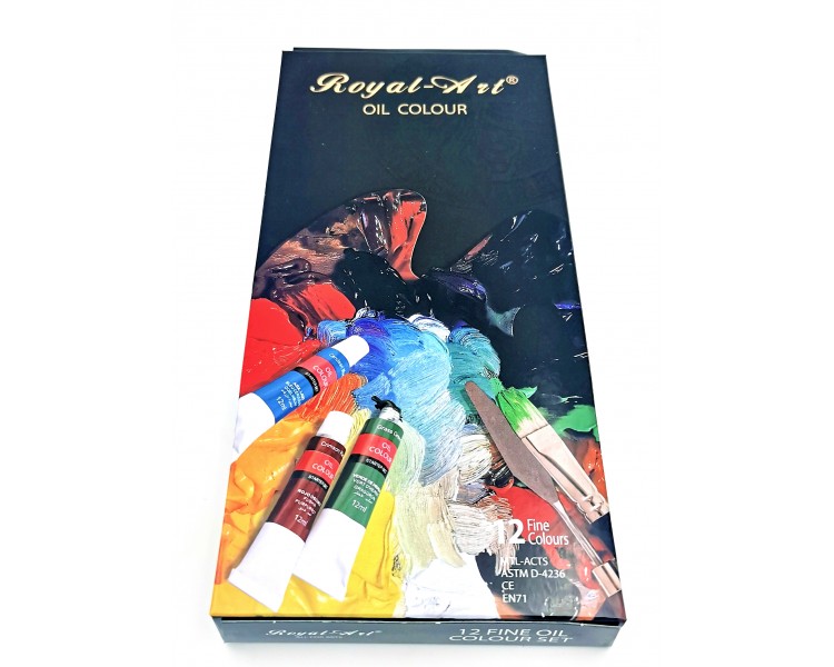 Set Colori ad olio "Royal-Art" | 12x12ml - 12 pezzi