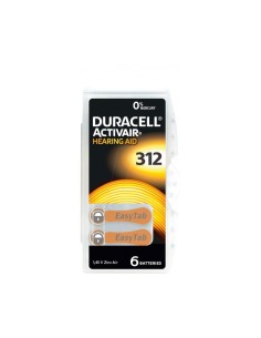 DURACELL Pile - DA312 Acustica Activeair - 1.45 V - 6 Pezzi