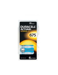 DURACELL Pile - DA675 Acustica Activeair - 1.45 V - 6 Pezzi
