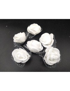 Fiori decorativi | Bianco / 4 cm - 10 pezzi